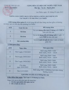 LICH TIEM PHONG SOI